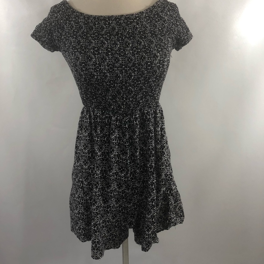 Black and white romper
